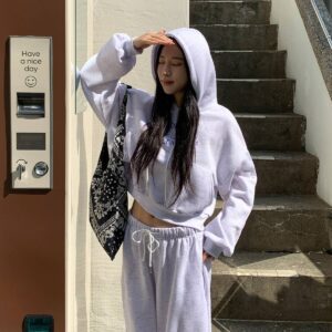 기모 후드 티셔츠 트레이닝 팬츠 세트 셋업 츄리닝 트레이닝복 데일리 후드티 MAIN_0 이미지