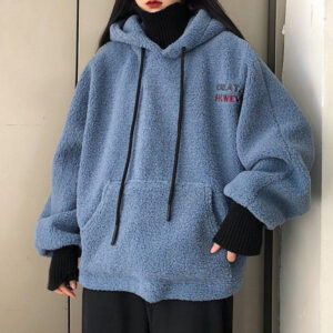 레이어드 후드 후리스