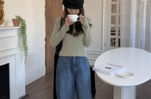 빅사이즈 와이드 워싱 데님 팬츠 밴딩 청바지 통바지 가을 겨울 스판 MAIN_0 이미지