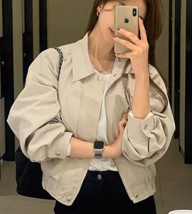 미니멀 감성 루즈핏 숏 자켓 MAIN_0 이미지