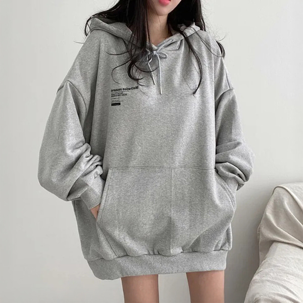 캐주얼 레터링 후드티 MAIN_0 이미지