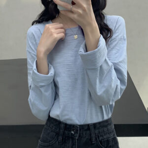 긴팔티셔츠 루즈핏 라운드