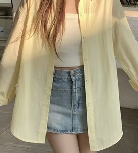자외선차단 루즈핏 남방셔츠 가디건2Color MAIN_0 이미지