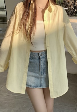 자외선차단 루즈핏 남방셔츠 가디건2Color MAIN_0 이미지
