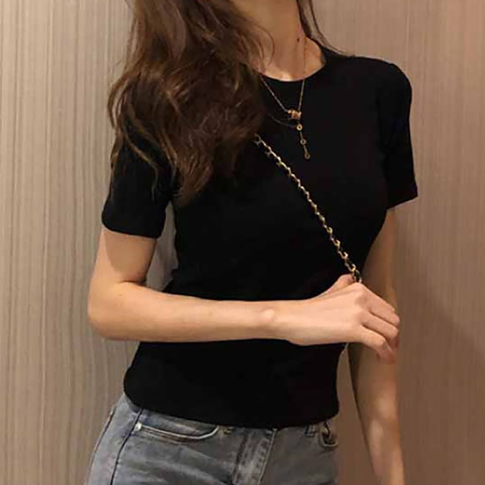 라운드 기본 무지 반팔티셔츠 MAIN_0 이미지