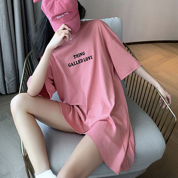 러블리 레터링 티셔츠 MAIN_0 이미지