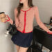 레드팝 스트라이프 버튼 니트 MAIN_0 이미지