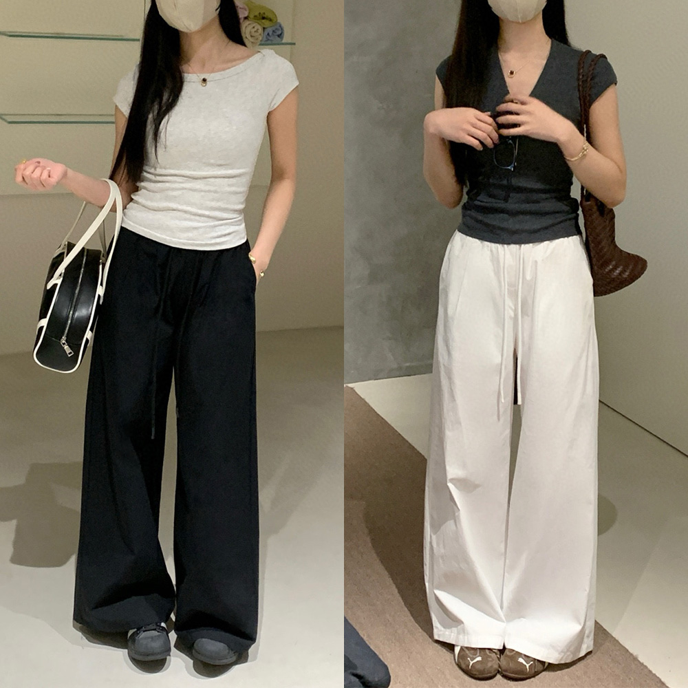 모던 스트릿 와이드 밴딩팬츠 MAIN_0 이미지