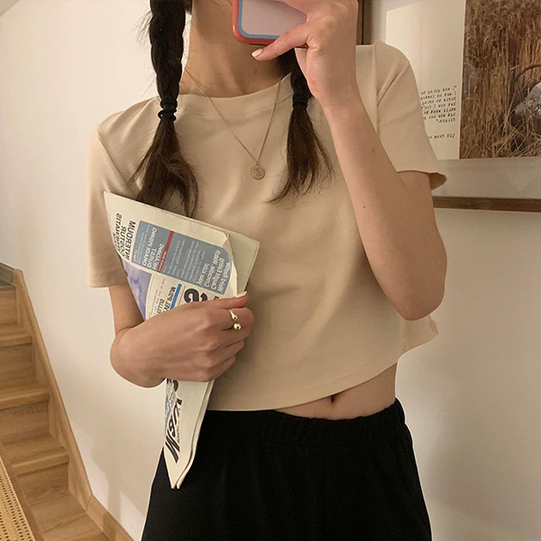 소프트 크롭 티셔츠 MAIN_0 이미지