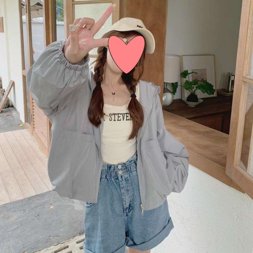 에어핏 바람막이 후드 점퍼 MAIN_0 이미지