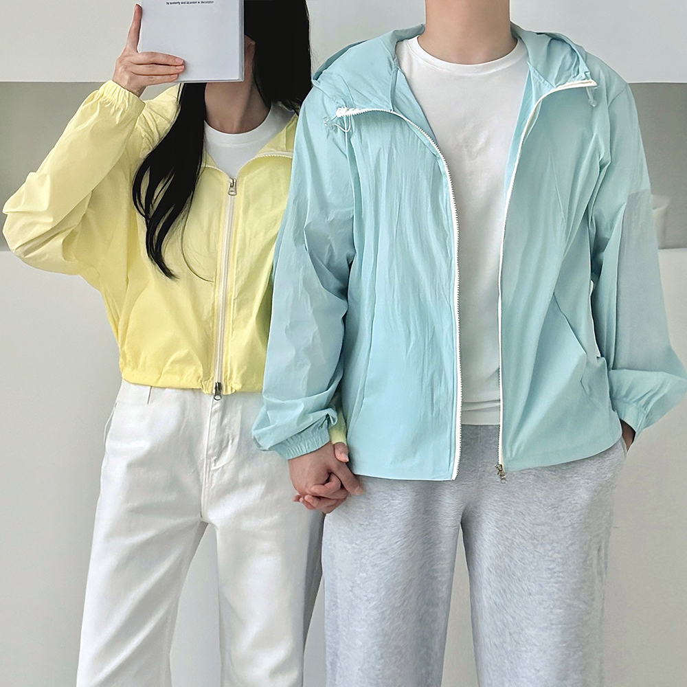 남녀공용 보던즈 포켓터블 바람막이 점퍼 빅사이즈 MAIN_0 이미지