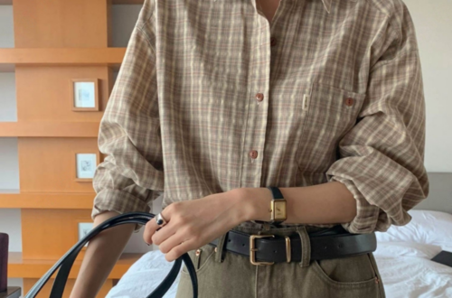 루즈 체크셔츠 남방 MAIN_0 이미지