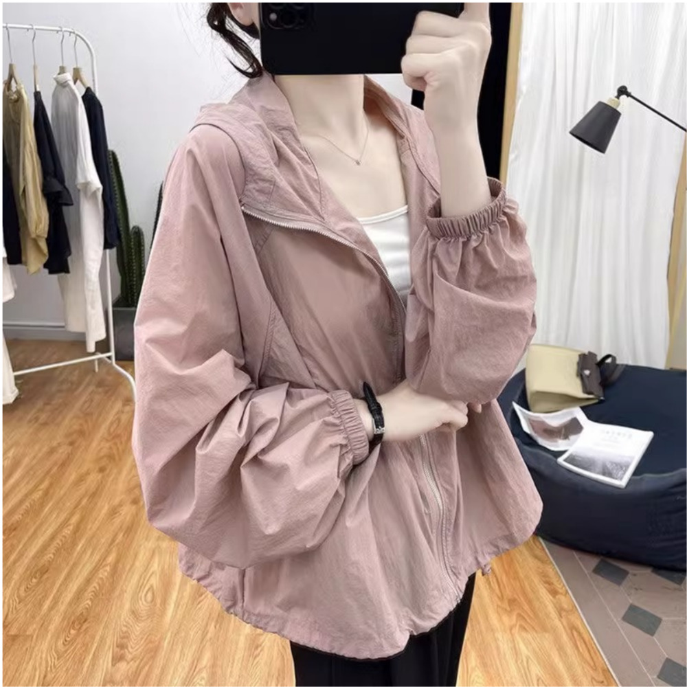 여성 바람막이 방풍 후드집업자켓 MAIN_0 이미지
