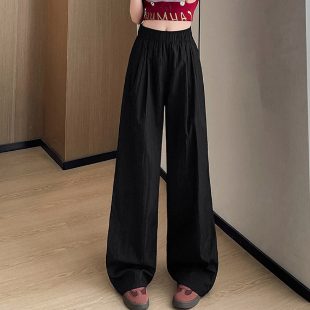 허리밴딩 초경량 와이드레그 팬츠 MAIN_0 이미지